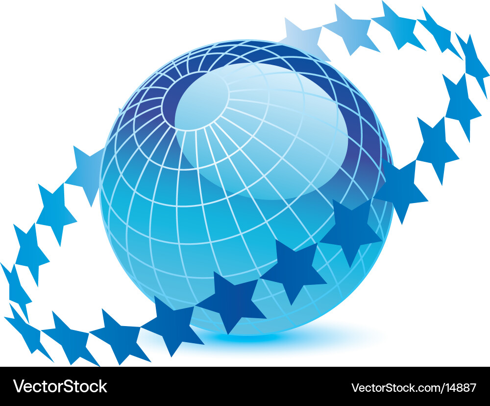 Globe Of Stars Logo Logo Globe Star Vector Images (over 6,300)
