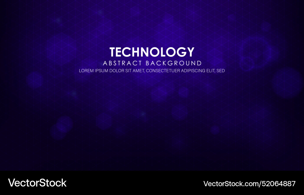 Hi tech line circuit technology with geometric Vector Image