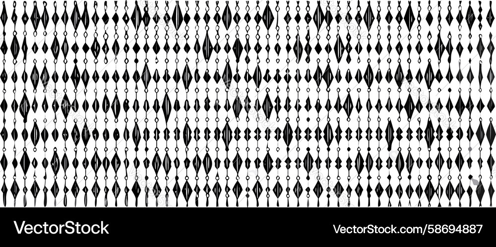 Thin Linear Geometric Pattern Vector Image