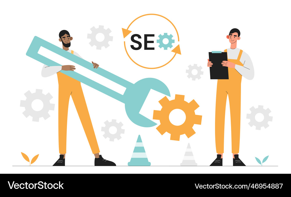 Website Optimization vector image