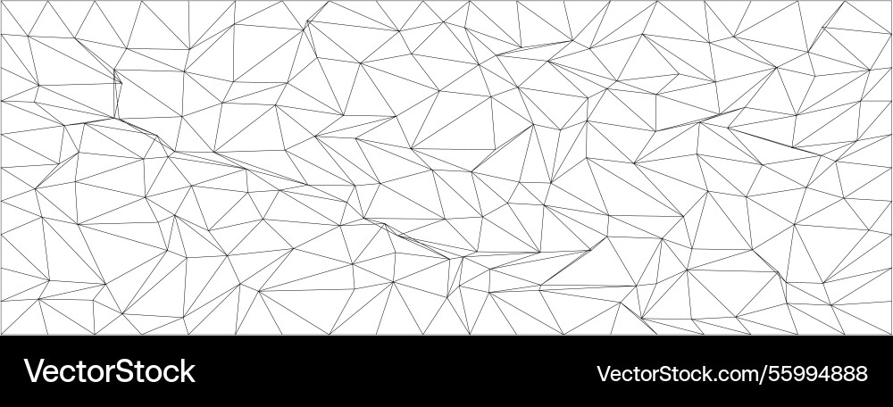 Abstract geometric chaos pattern with irregular Vector Image