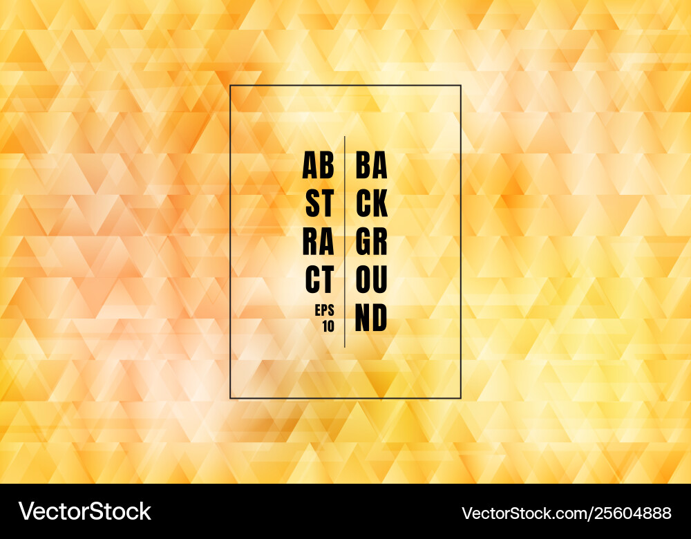 Abstract yellow triangles pattern overlapping Abstract yellow triangles pattern overlapping vector image