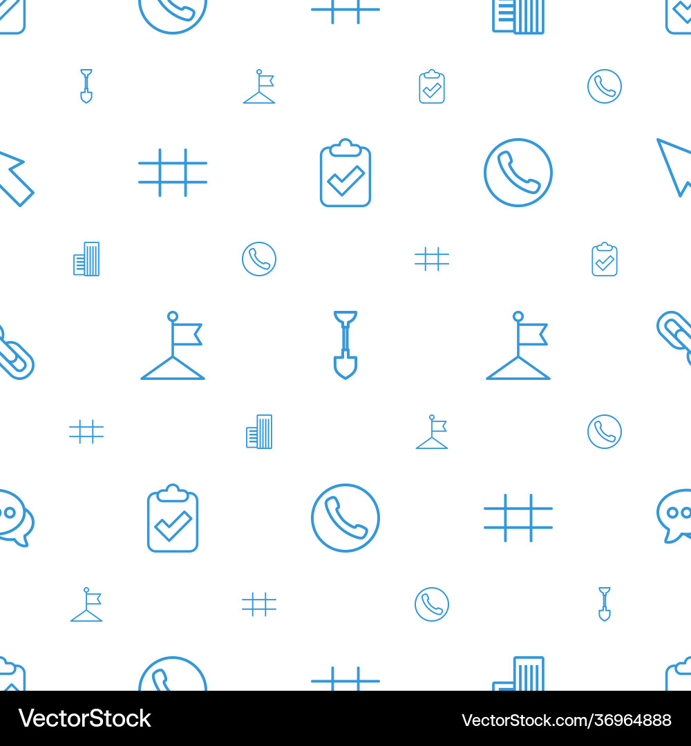 Button icons pattern seamless white background Button icons pattern seamless white background vector image