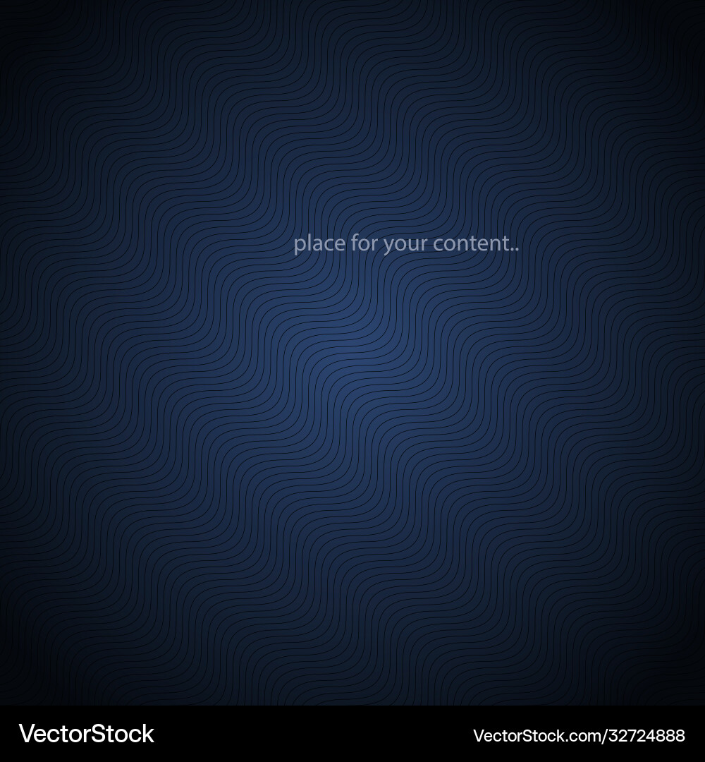 Dark Blue Gradient Wave Background – Royalty-Free Vector | VectorStock