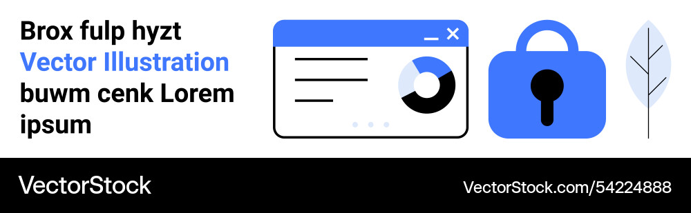 Digital security concept with data analytics Digital security concept with data analytics Vector Image