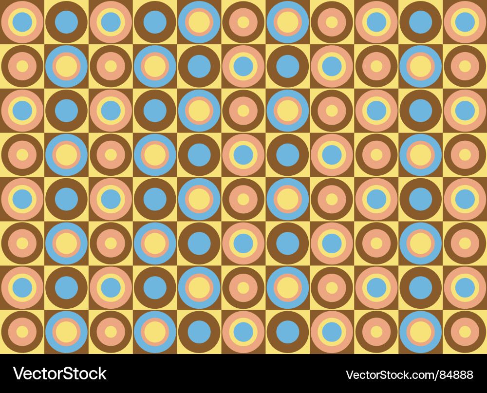 Dynamic Circle Pattern vector image
