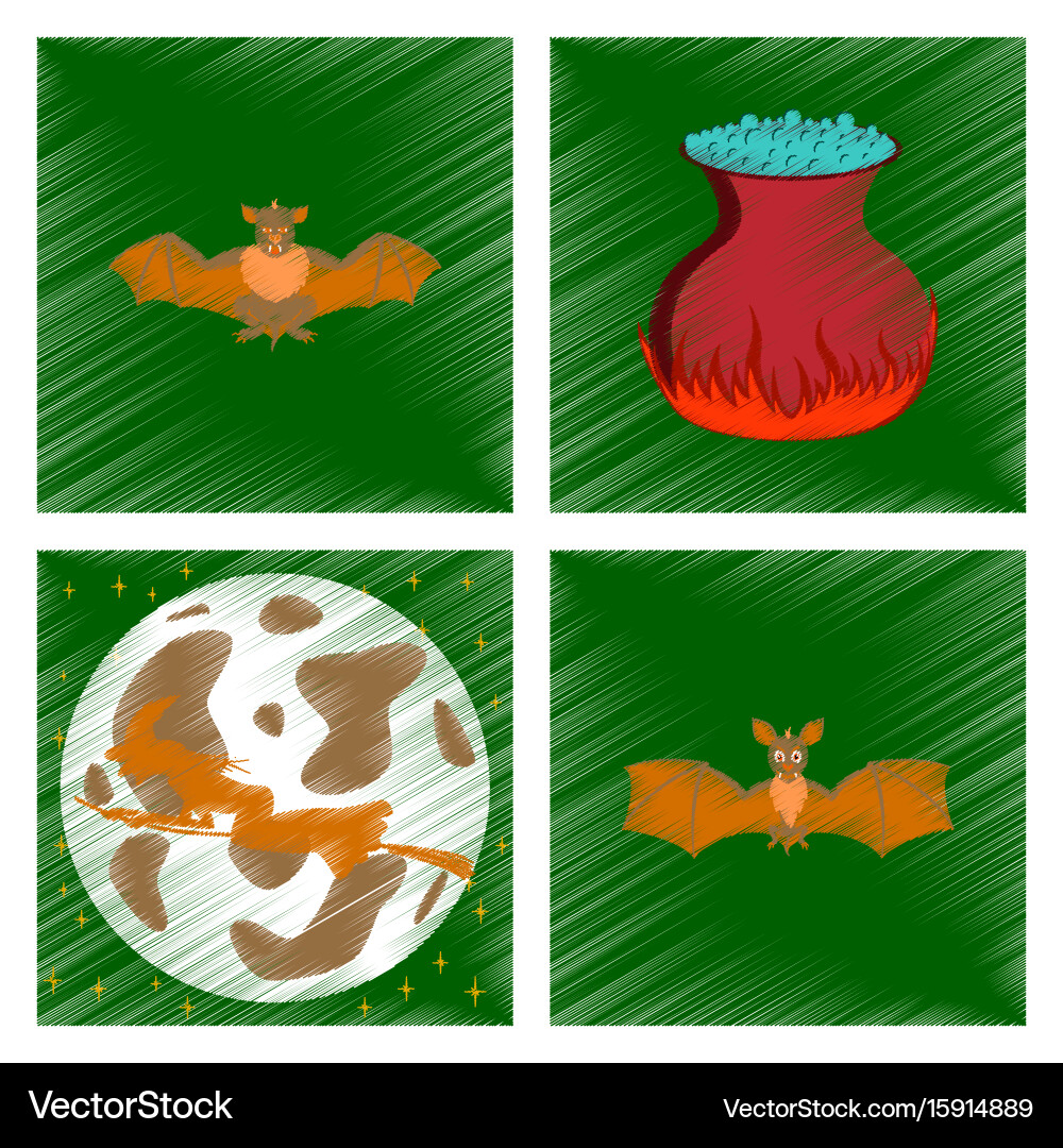 Assembly flat shading style icon potion cauldron Vector Image