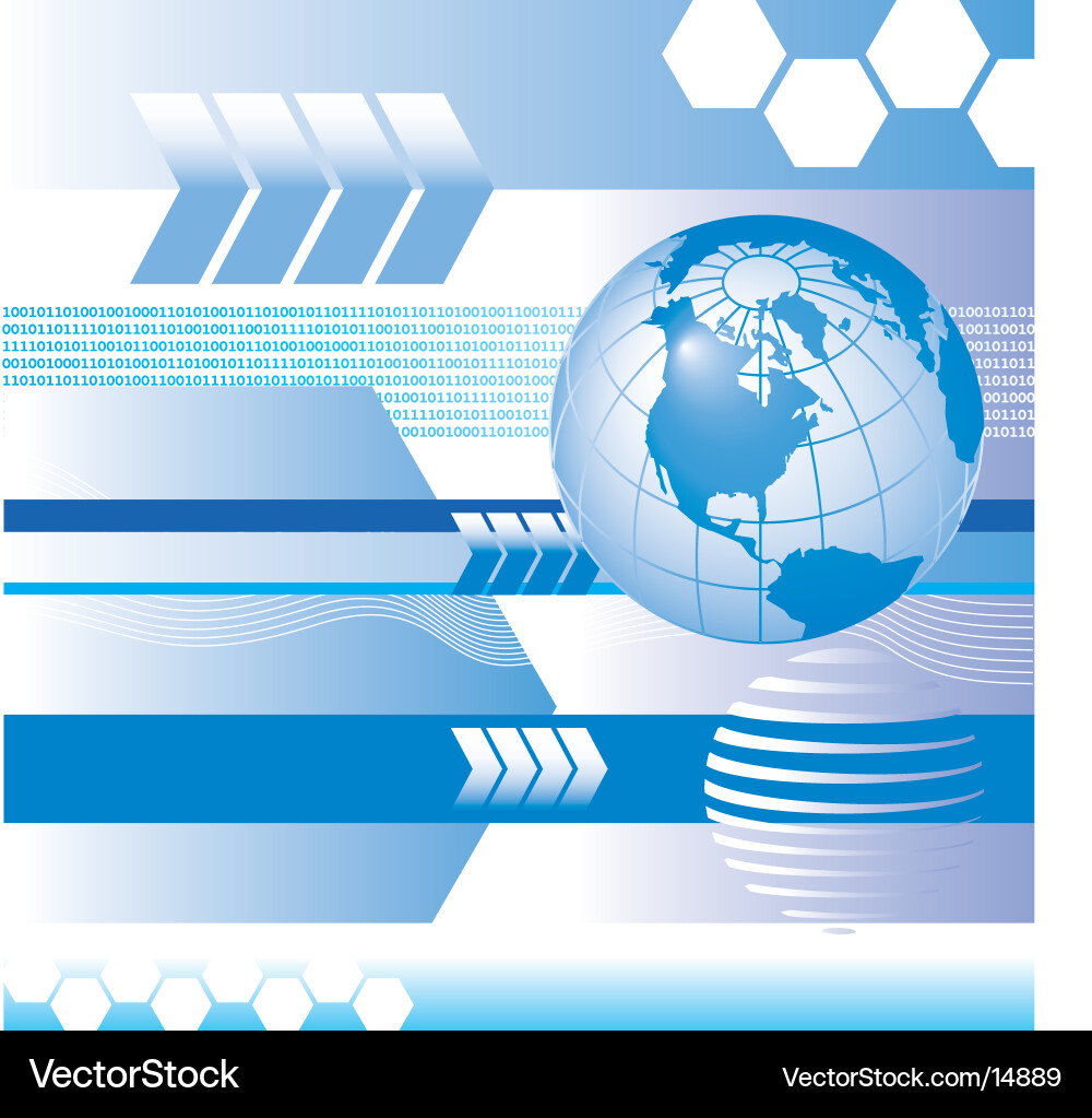 Global Network Connection vector image