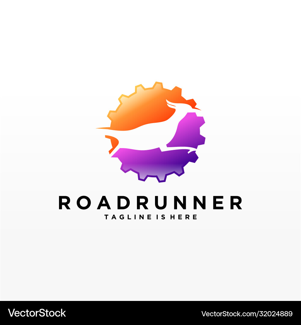 Roadrunner bird abstract minimal simple geometric Roadrunner bird abstract minimal simple geometric Vector Image