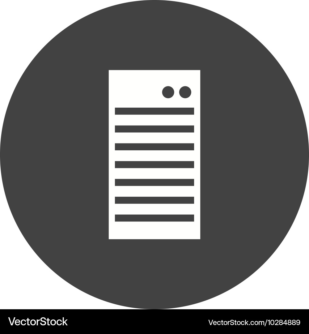 Server network Vector Image