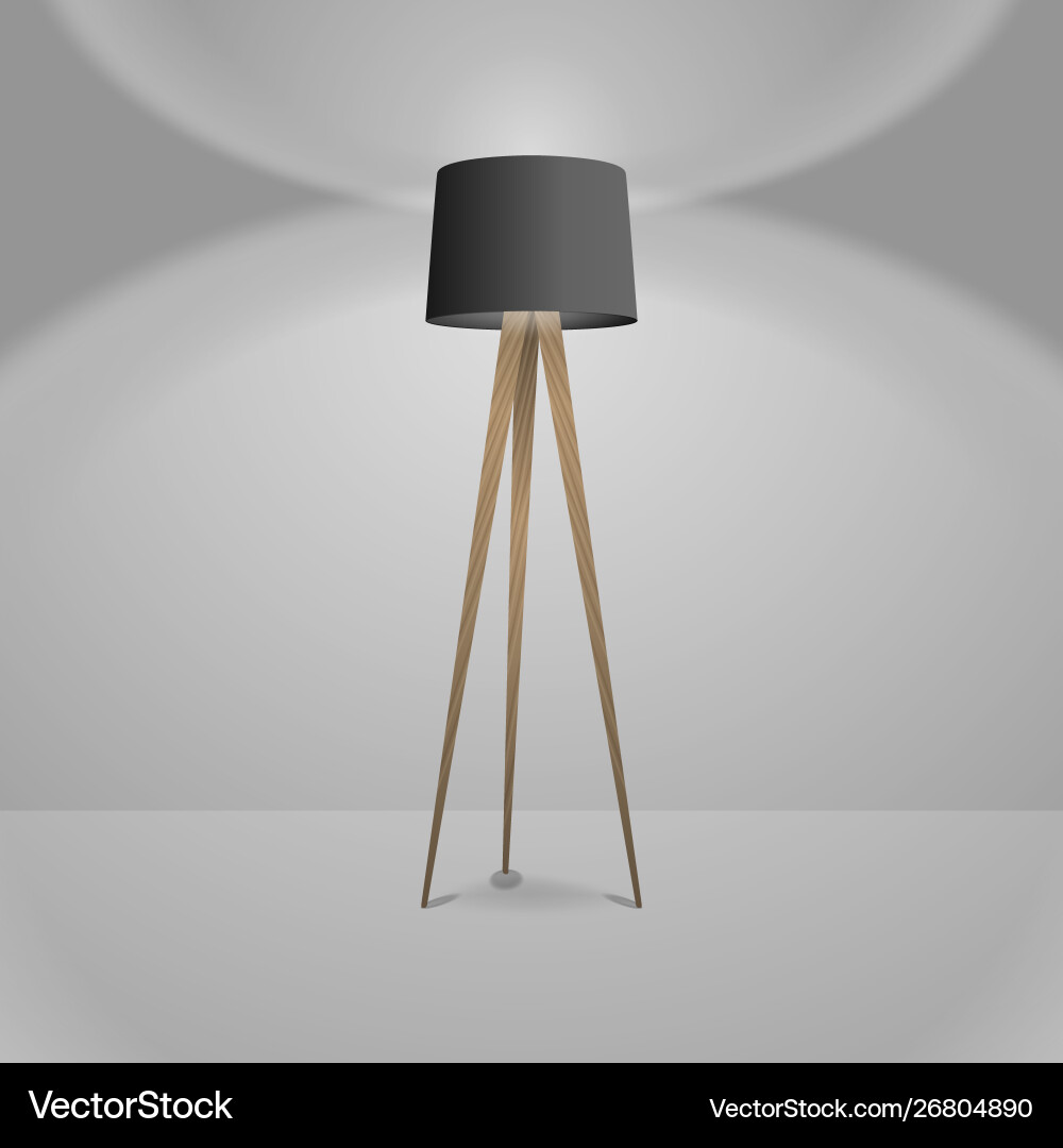 3d realistic render illuminated lamp 3d realistic render illuminated lamp vector image