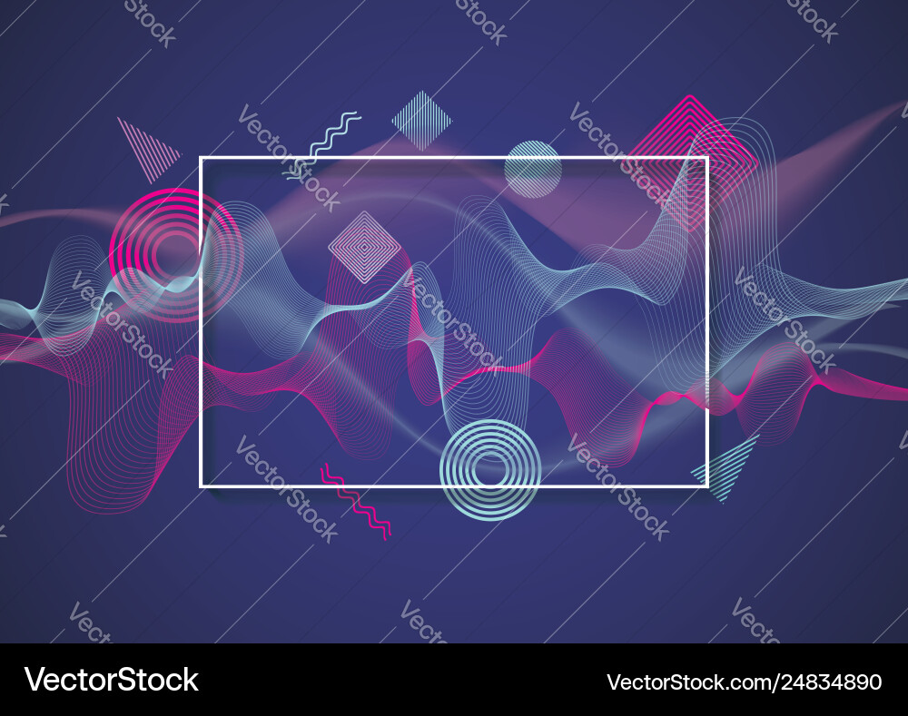 Abstract background from transparent waves Abstract background from transparent waves Vector Image