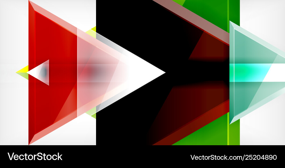 Dynamic triangle composition abstract background Dynamic triangle composition abstract background Vector Image