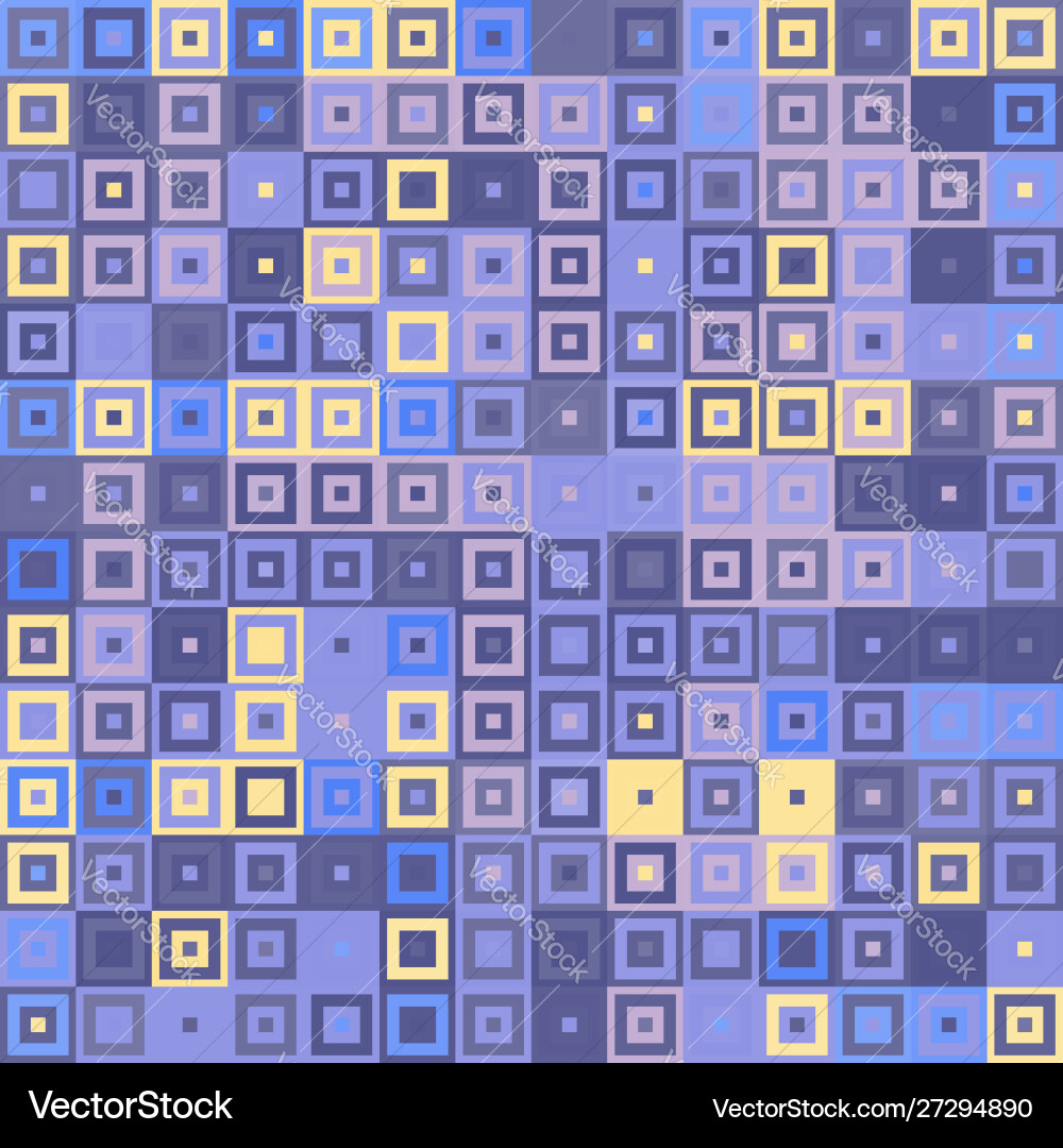 Geometric Square Pattern vector image