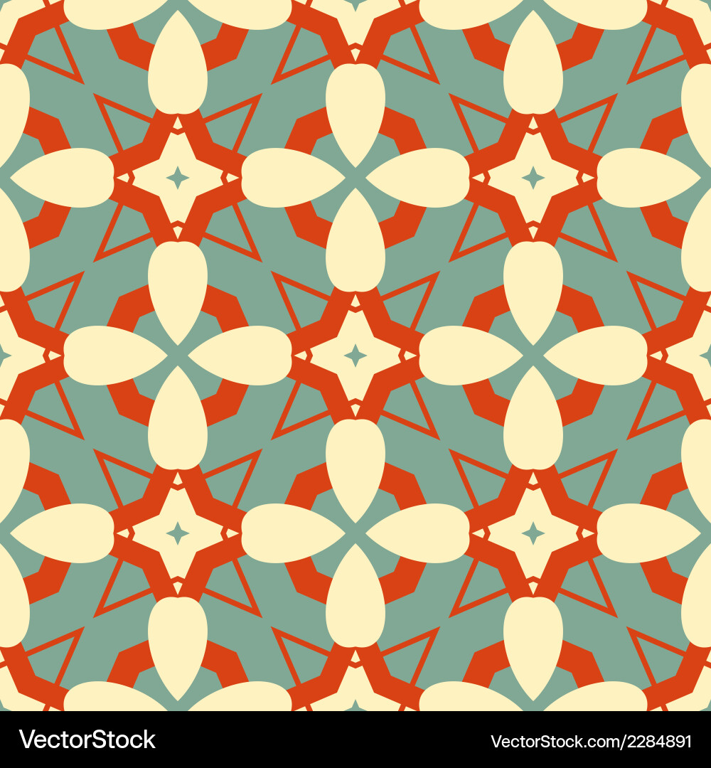 Abstract retro pattern vector image