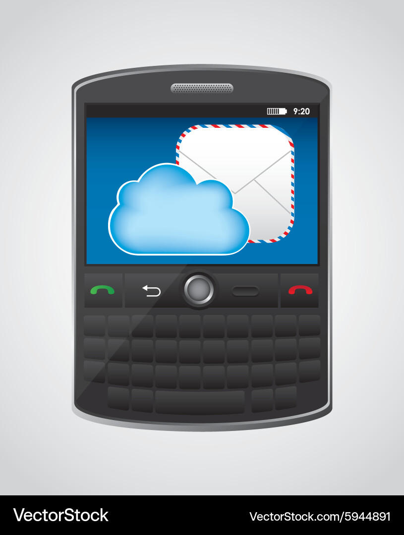 Cloud computing Vector Image