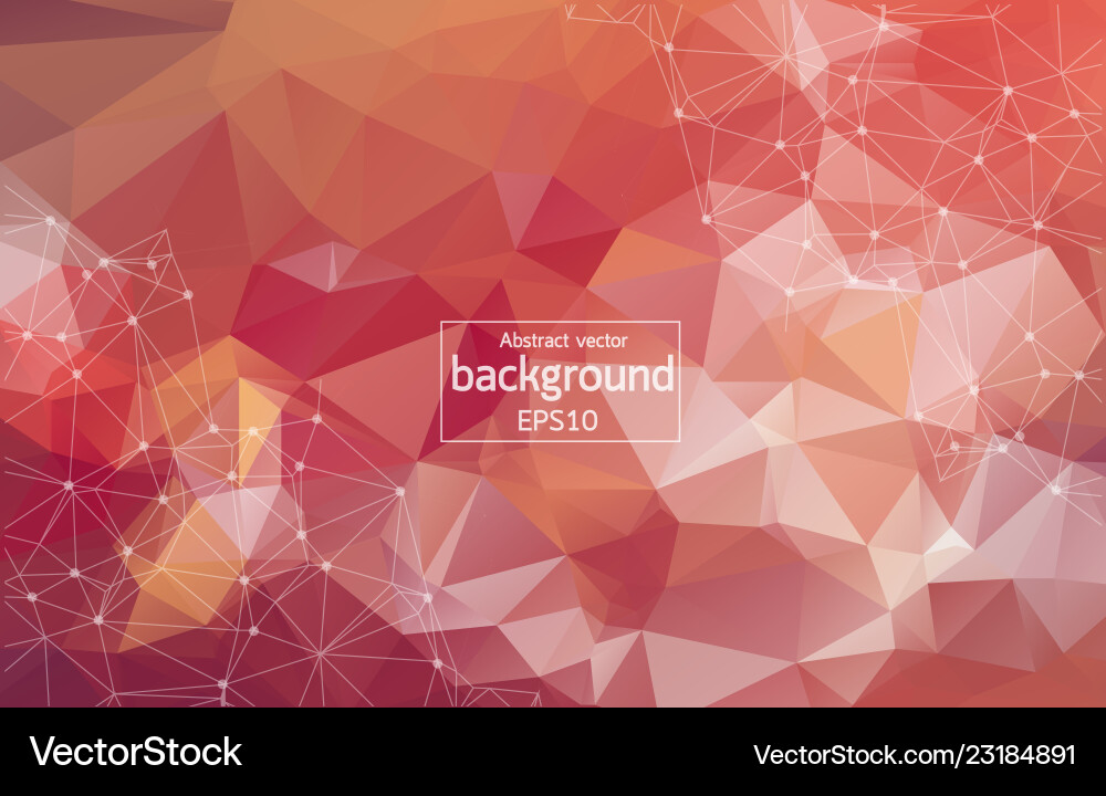 Dark red background with dots and lines glitter Dark red background with dots and lines glitter vector image