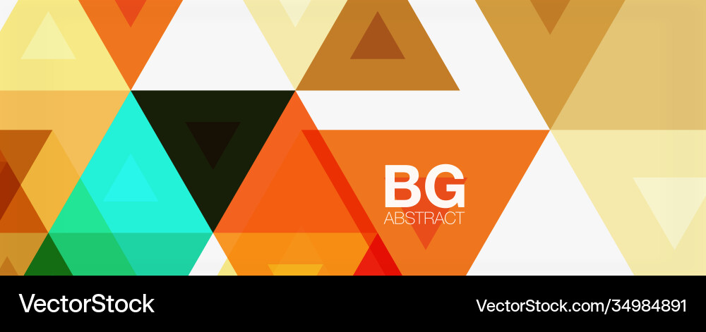 Mosaic triangle pattern abstract background Mosaic triangle pattern abstract background Vector Image
