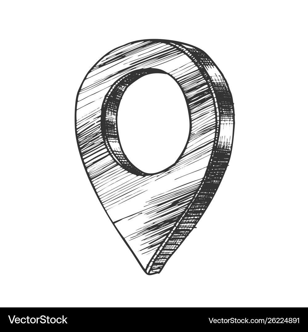 Navigation map pointer gps location sign Navigation map pointer gps location sign vector image