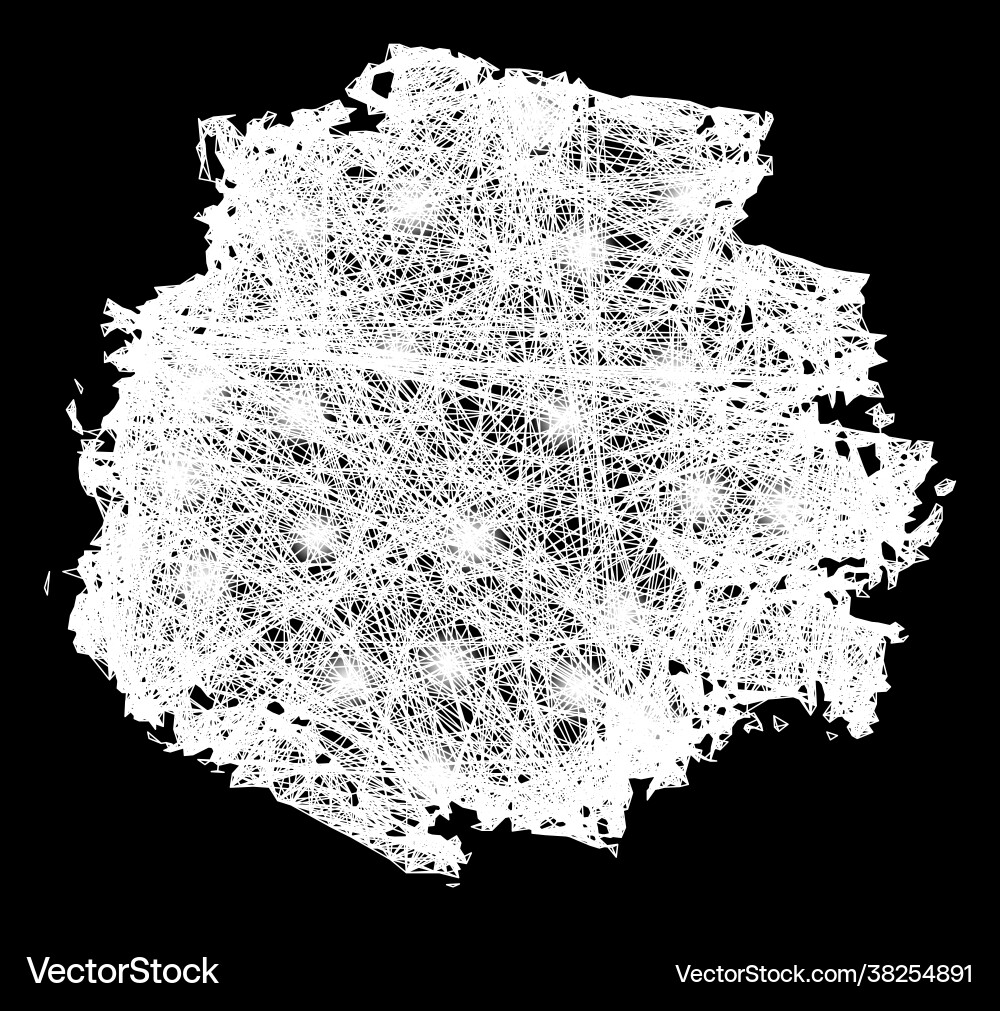 Net round charcoal texture web mesh with bright Net round charcoal texture web mesh with bright Vector Image