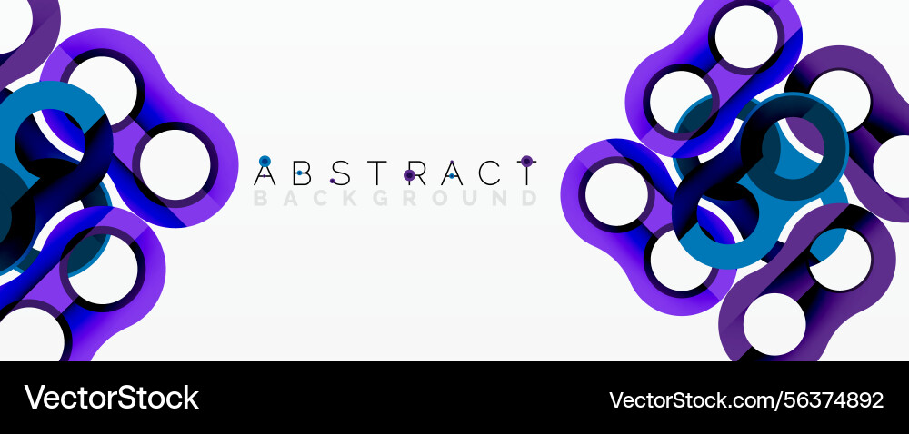 Abstract design features overlapping circles Abstract design features overlapping circles vector image