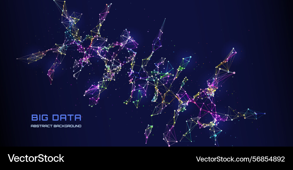 Abstract grid futuristic data tree from Abstract grid futuristic data tree from vector image