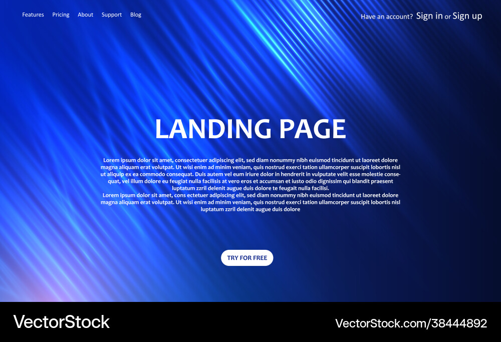 Abstract Website Background vector image