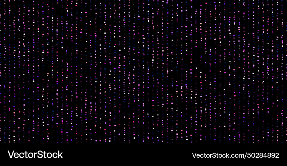 Black lurex endless pattern with hints of metallic Vector Image