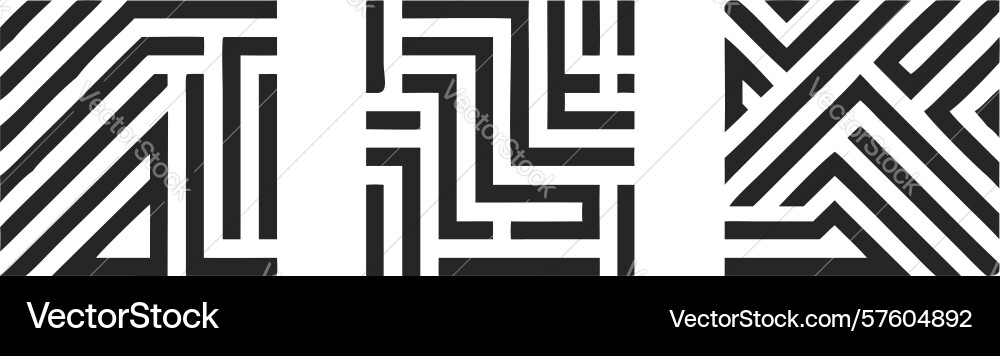 Diagonal abstract striped pattern design vector image