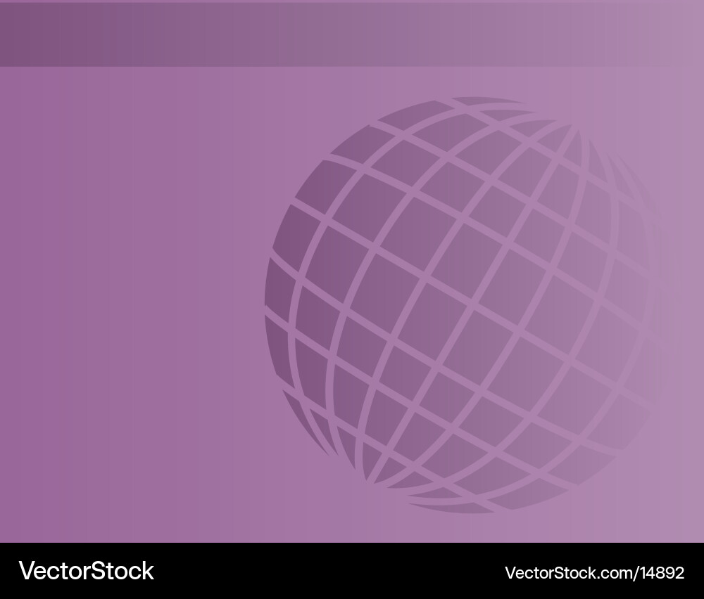 Global Earth Background vector image