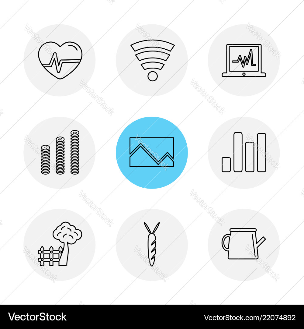 Navigation connectivity network graph eps Vector Image