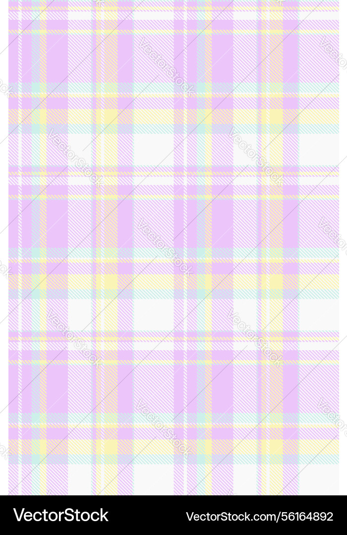 Shape texture fabric check cell tartan pattern vector image