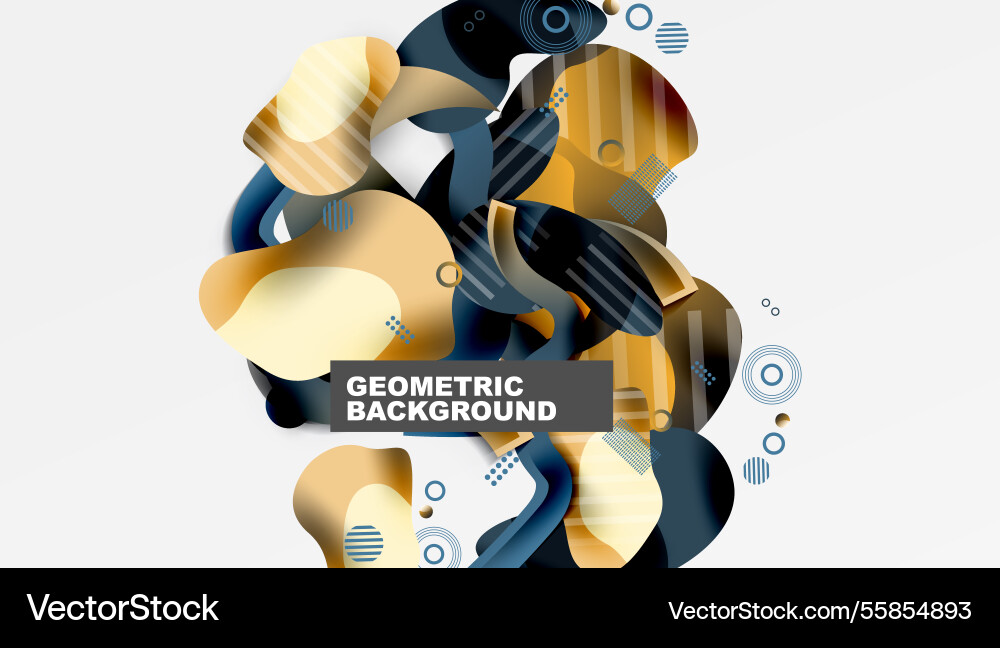Abstract background - lines circles and liquid Abstract background - lines circles and liquid vector image