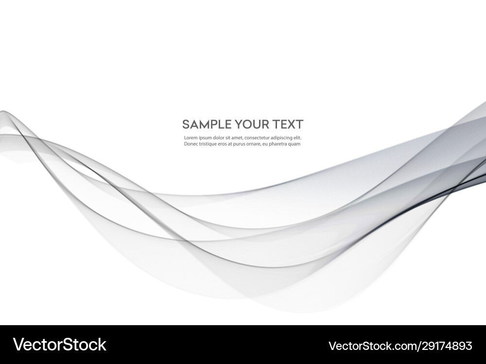 Abstract Flowing Wave Background Vector Image