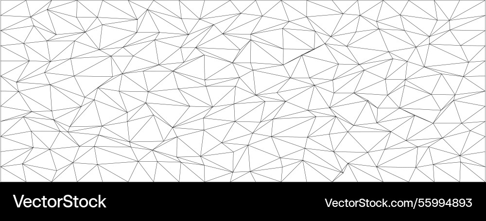 Abstract geometric chaos pattern with triangular Vector Image