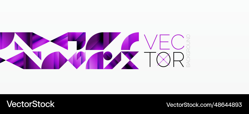 Assorted geometric shapes unite in a minimalistic Assorted geometric shapes unite in a minimalistic Vector Image