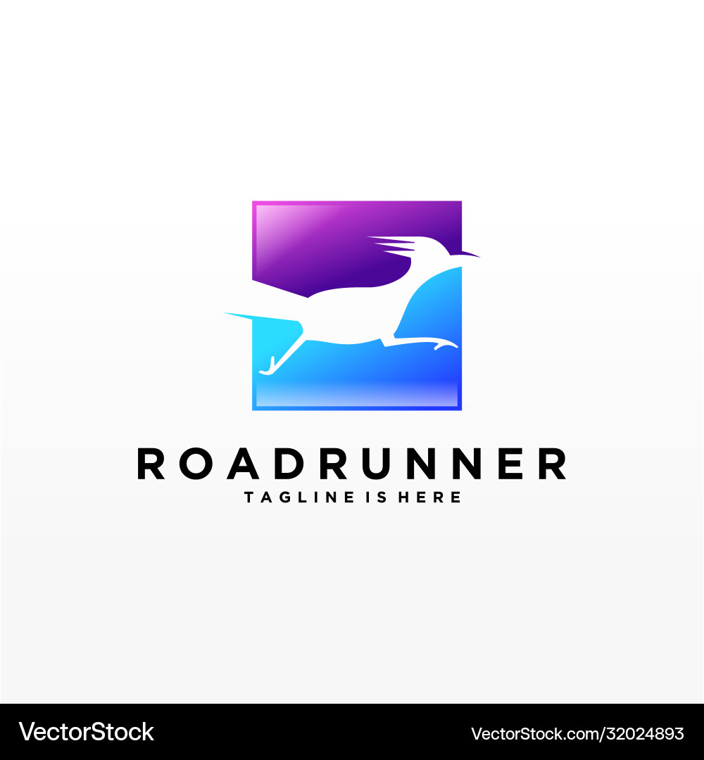 Roadrunner bird abstract minimal simple geometric Roadrunner bird abstract minimal simple geometric vector image