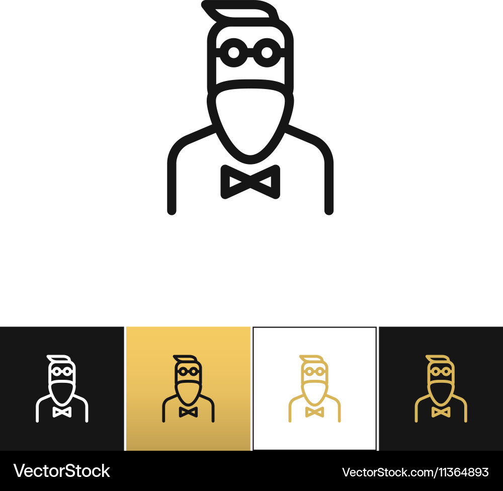Stylish Man Icon Vector Image