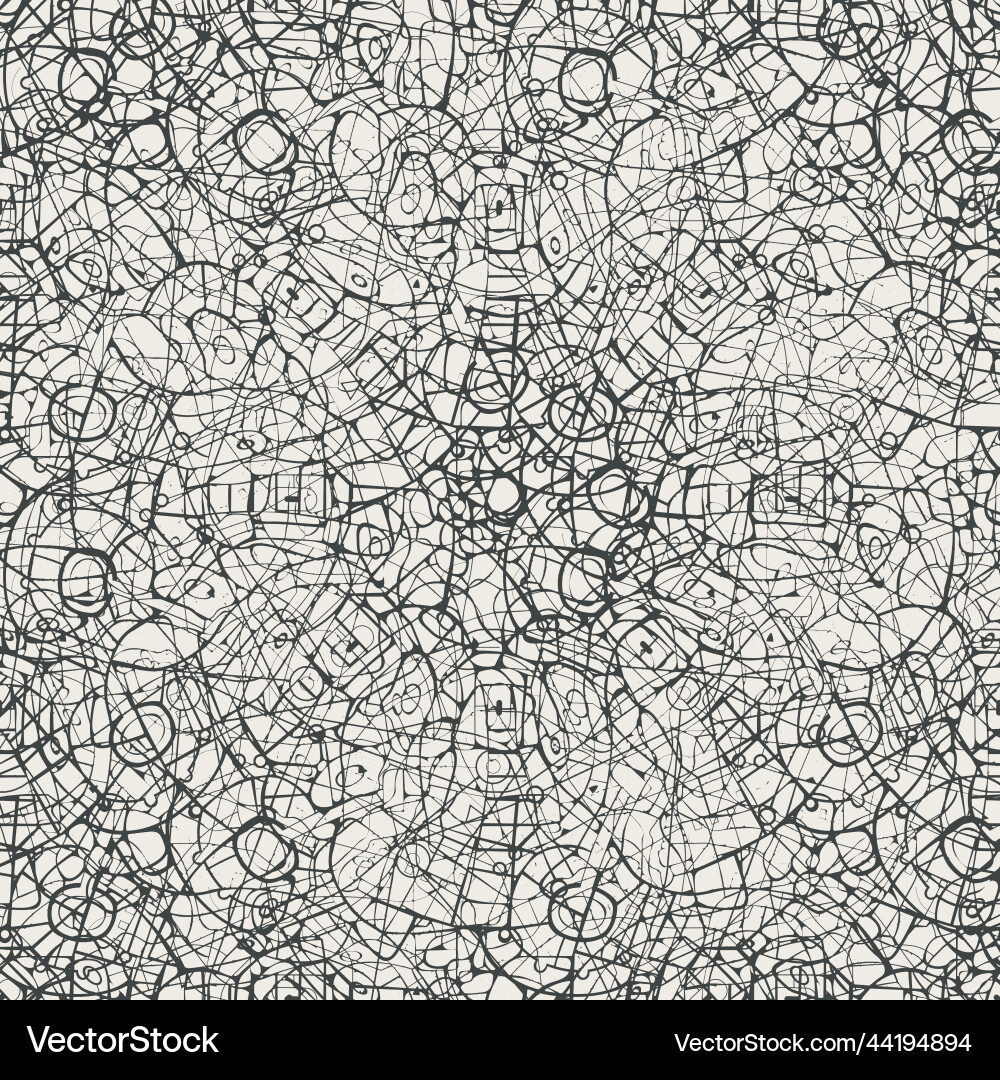Abstract seamless pattern similar to roads map Vector Image