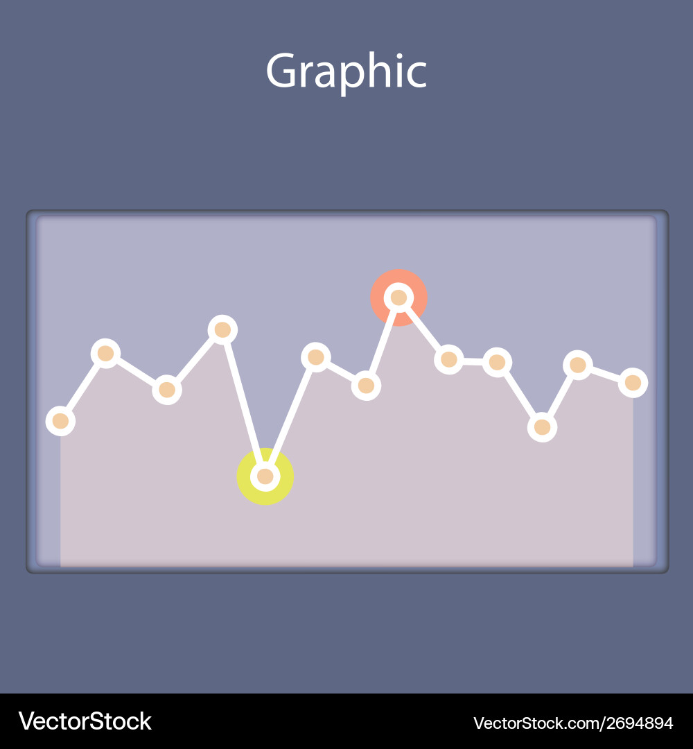 Minimalistic progressive diagramscheme vector image