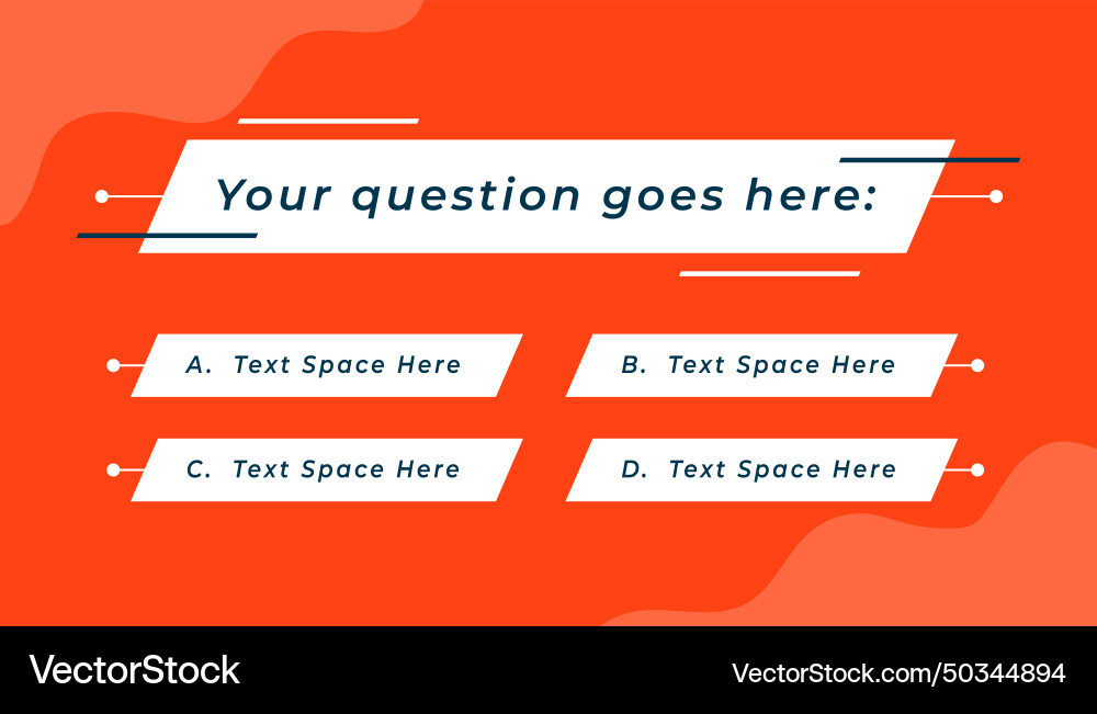 Multiple option choice banner for menu and voting Multiple option choice banner for menu and voting vector image