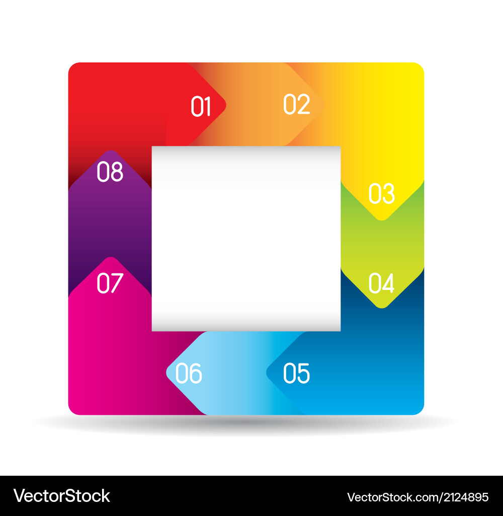 Design of advertisement numbers Vector Image