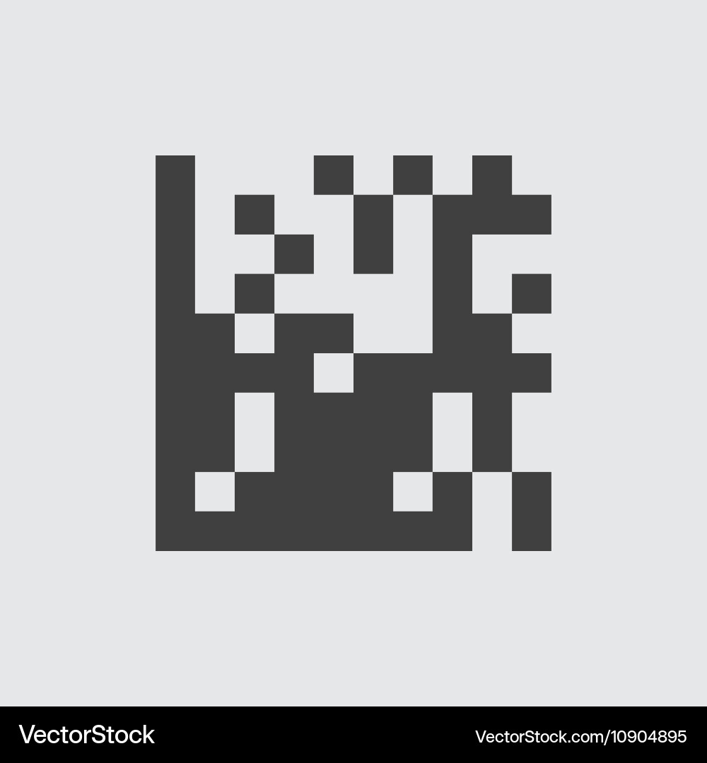 Qr code icon vector image