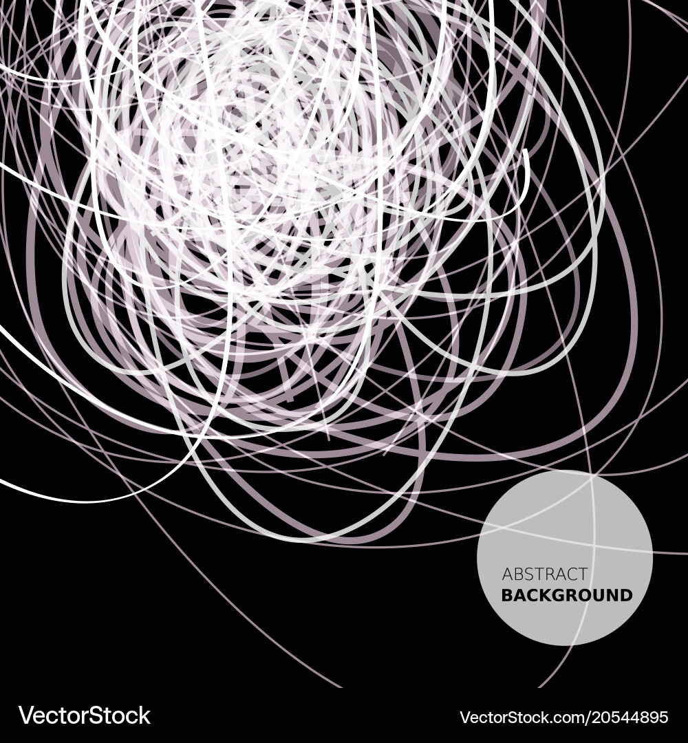 Threads chaos background abstract lines vector image