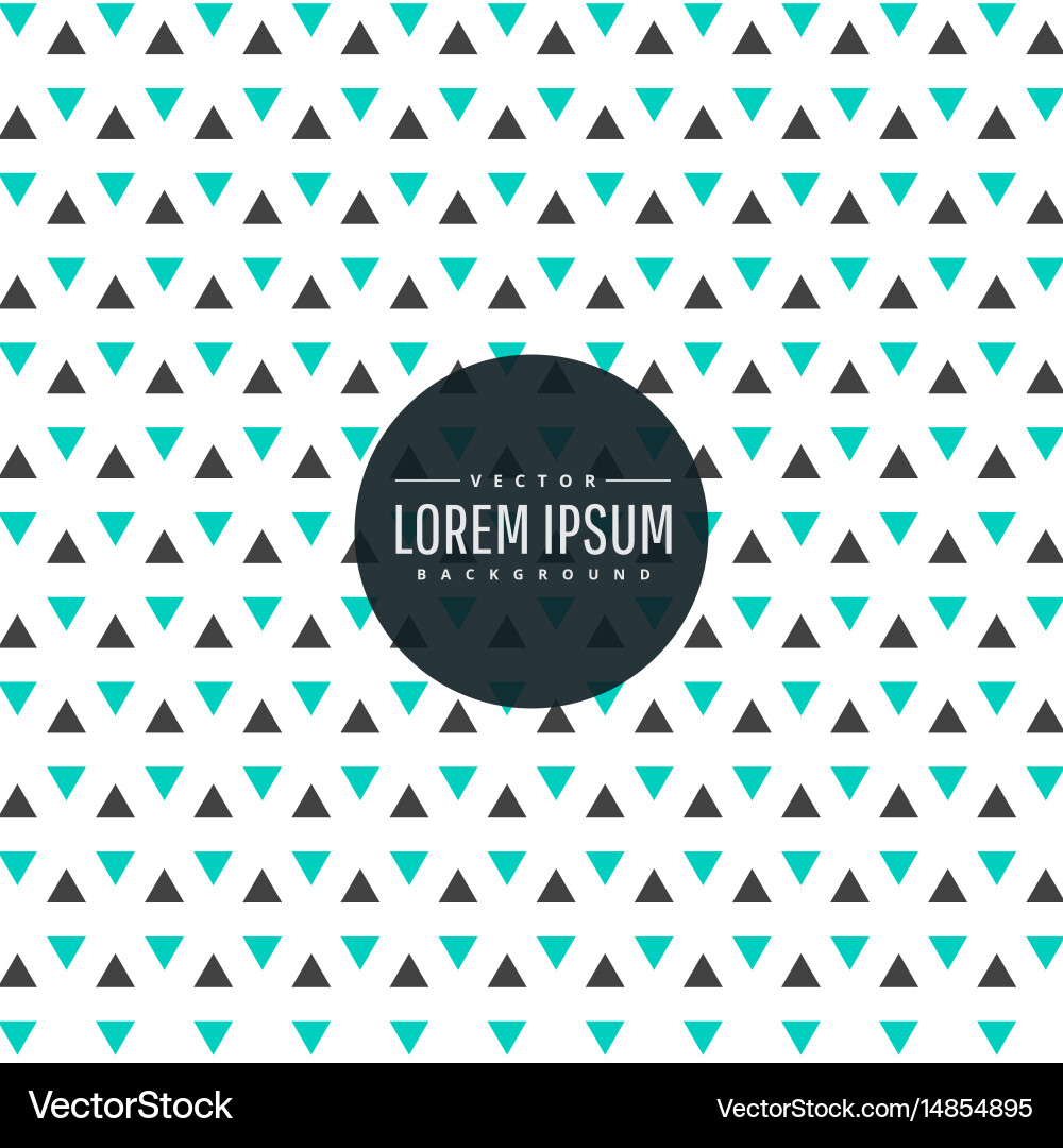 Triangle Pattern Background Vector Image