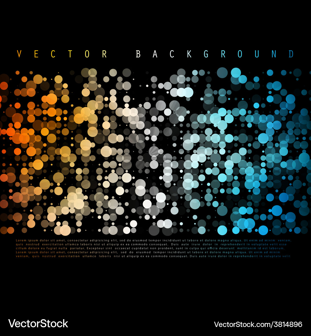 Abstract colorful background color circle Vector Image