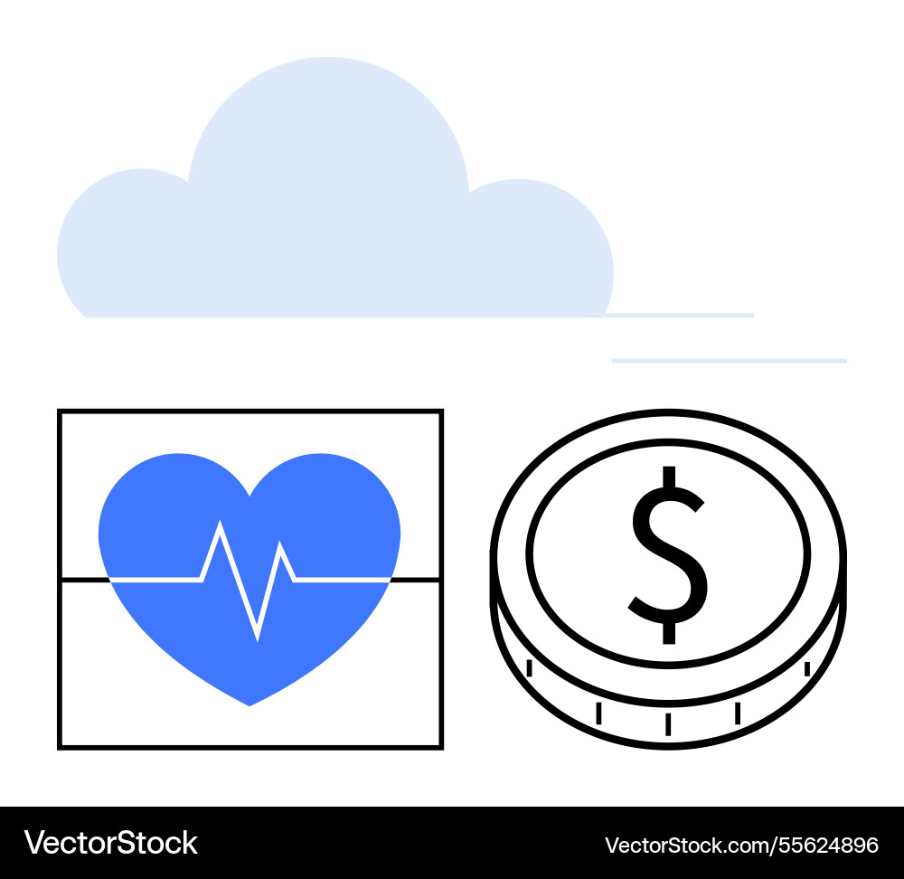 Cloud computing integration with health monitoring Cloud computing integration with health monitoring Vector Image