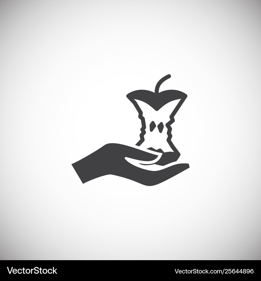 Garbage related icon on background for graphic Garbage related icon on background for graphic vector image