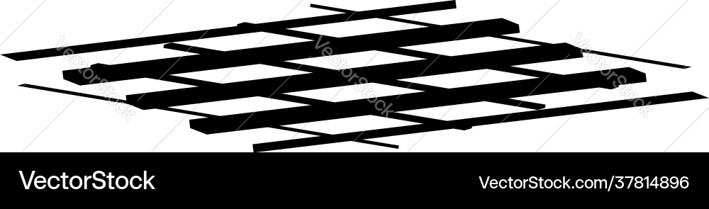 Grid mesh dynamic diagonal oblique lines vector image