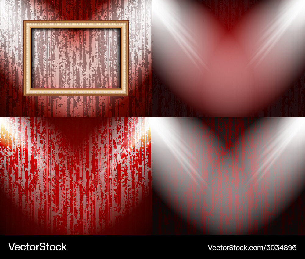 Set of colorful abstract backgrounds and frames Vector Image